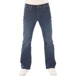 Jeans évasés Lee Denver bleus à logo en denim délavés stretch W42 look fashion pour homme en promo 