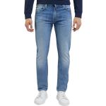 Jeans droits Lee bleues claires en coton bio éco-responsable Taille XS pour homme 