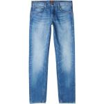 Jeans droits Lee bleues foncé en coton bio éco-responsable Taille XS look vintage pour homme 