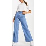 Jeans droits Lee bleus en chanvre délavés W26 L33 pour femme en promo 