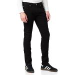 Jeans slim Lee noirs en lyocell lavable en machine W29 look fashion pour homme en promo 