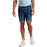 Shorts en jean Lee bleus en denim lavable en machine Taille XXL classiques pour homme 