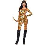 LEG AVENUE 83895 - Ensemble de costume de tigresse sauvage, taille S / M, orange / noir
