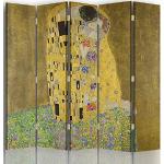 Paravents design multicolores en MDF Gustav Klimt 