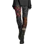 Leggings en cuir d'automne multicolores Taille 5 XL look fashion pour femme 