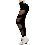 Leggings fantaisie noirs Taille XXL plus size look fashion pour femme 