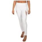 Pantalons de yoga blancs Taille L pour femme 