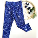 Leggings bleus à paillettes Taille 12 mois pour bébé de la boutique en ligne Etsy.com 