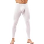 Pantalons de yoga blancs en lycra Taille L look fashion pour homme 
