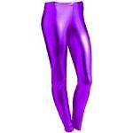 Leggings BLESS violets en polyester métalliques Taille 3 XL look fashion pour femme 