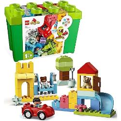 LEGO 10914 Duplo La Boîte de Briques Deluxe, Jeu de Construction avec Rangement, Jouet éducatif pour Bébés de 1 an et Demi