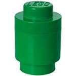 LEGO 40301734 Brique ronde de rangement empilable 1, Plastique, Vert, 12,3 cm