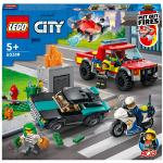 Jouets Lego City à motif ville de pompier 