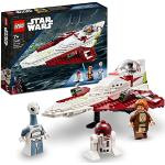 LEGO 75333 Star Wars Le Chasseur Jedi d’Obi-Wan Kenobi: Jeu de Construction Star Wars avec Minifigurine Taun We, Figurine Droïde, Sabre Laser, Cadeau Enfants, Filles et Garçons 7 Ans
