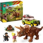 Figurines Lego à motif voitures Jurassic Park de dinosaures de 7 à 9 ans en promo 