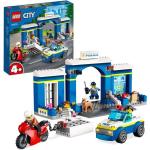 Motos Lego City à motif ville de police 