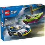 Voitures Lego City à motif ville de police de 5 à 7 ans 