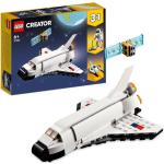 Lego® Creator 3-en-1 31134 La Navette Spatiale, Jouet Figurine Astronaute Avec Vaisseau, Enfants 6 Ans Blanc