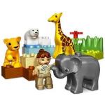 Loisirs créatifs Lego Duplo à motif animaux de zoo 