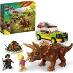 Lego® Jurassic Park 76959 La Recherche Du Tricératops, Jouet De Voiture Avec Figurine Dinosaure Marron