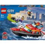 Bateaux Lego City à motif ville de pompier 