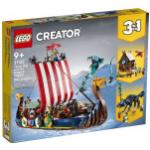 Bateaux Lego Creator à motif bateaux de dragons de 7 à 9 ans 