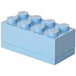 Boites de rangement cuisine Lego bleus clairs 