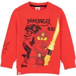 Sweatshirts Lego Ninjago rouges Taille 10 ans look fashion pour garçon en promo de la boutique en ligne Amazon.fr 