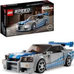 Maquettes voitures Lego Speed à motif voitures Fast & Furious Skyline R34 sur les transports 