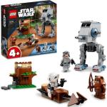 Lego Star Wars 75332 At-st, Jeu De Construction, Marcheur, Avec Minifigurine Scout Trooper Marron