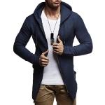 Vestes de sport Leif Nelson bleues à capuche Taille XL look fashion pour homme en promo 
