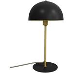 Leitmotiv Lampe de table Bonnet en métal noir, 20x20x39cm