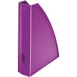 Porte-revues design Leitz violets en plastique finition brillante modernes en promo 