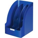 LEITZ Porte-revues Jumbo Leitz Plus - Bleu - H32 x P25,5 cm - Dos 21 cm - bleu 388423