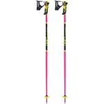 Leki - Bâtons de ski - Worldcup Lite Sl Lady 3D Neonpink-Black-Neonyellow pour Femme, en Aluminium - Rose