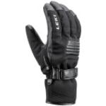 Gants de ski Leki noirs en microfibre imperméables coupe-vents respirants look fashion pour homme 