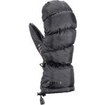Gants de ski Leki noirs en cuir imperméables coupe-vents respirants Taille XS look fashion pour femme 