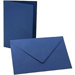 Cartes photo bleues en papier 