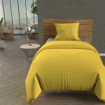 Jetés de lit ocre jaune en polyester modernes 