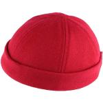 Bonnets Léon Montane rouges en laine Tailles uniques look fashion 