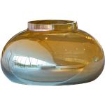 Vases en verre Leonardo dorés de 14 cm 