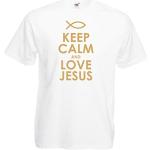 lepni.me T-Shirt pour Hommes Amour Jésus Christ, R