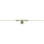 Colliers pierre précieuse Les Georgettes vert jade pour femme 