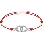 Bracelets Les Poulettes rouges en argent fantaisie look fashion 