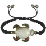 Bracelets Les Poulettes gris à motif tortues 
