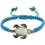 Bracelets Les Poulettes turquoise à motif tortues 