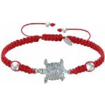 Bracelets Les Poulettes rouges en métal à motif tortues 