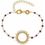 Bracelets de perles Les Poulettes roses en plaqué Or à perles 