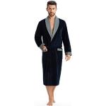 Robes de chambre longues bleues Taille 3 XL look fashion pour homme 