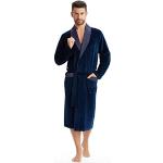 Robes de chambre longues bleus saphir Taille L look fashion pour homme 